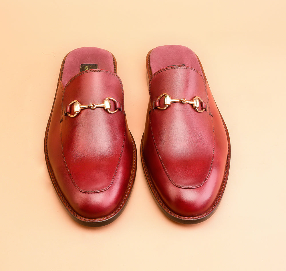 The Modern Burgundy Slippers