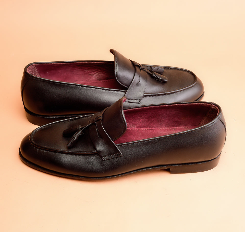 The Black Tassel Loafers