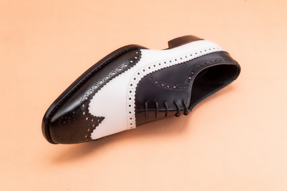 The Special Black And White Oxfords