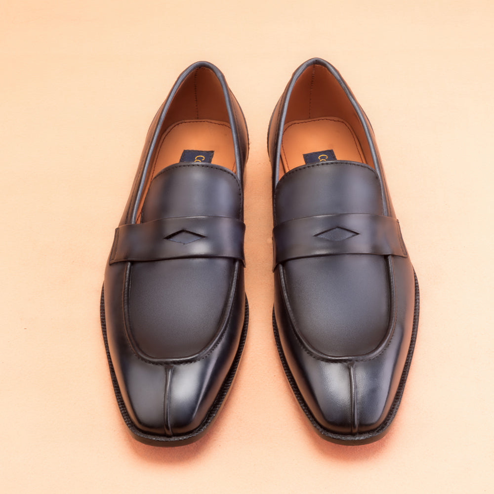 The Classic Prussian Blue Loafers