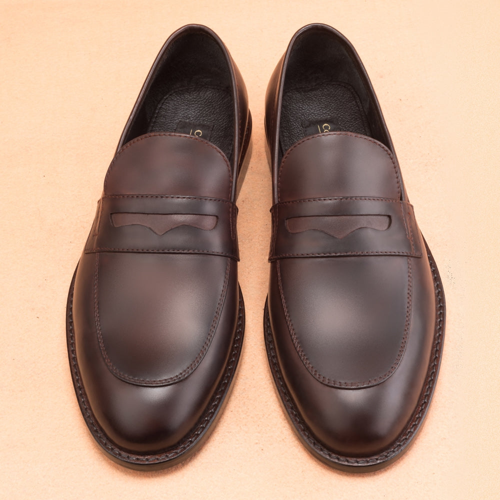 Cocoa Brown Penny Loafers