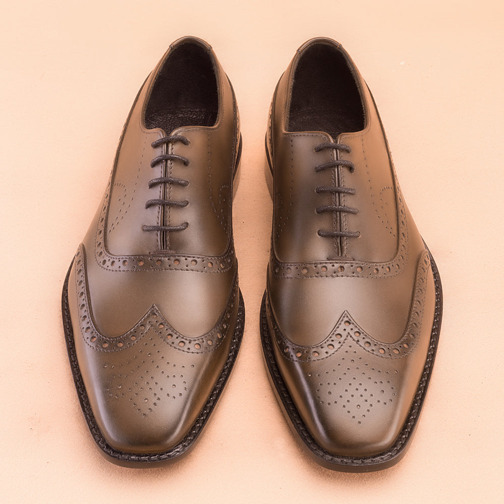 Pale Brown Oxfords Dress Shoes