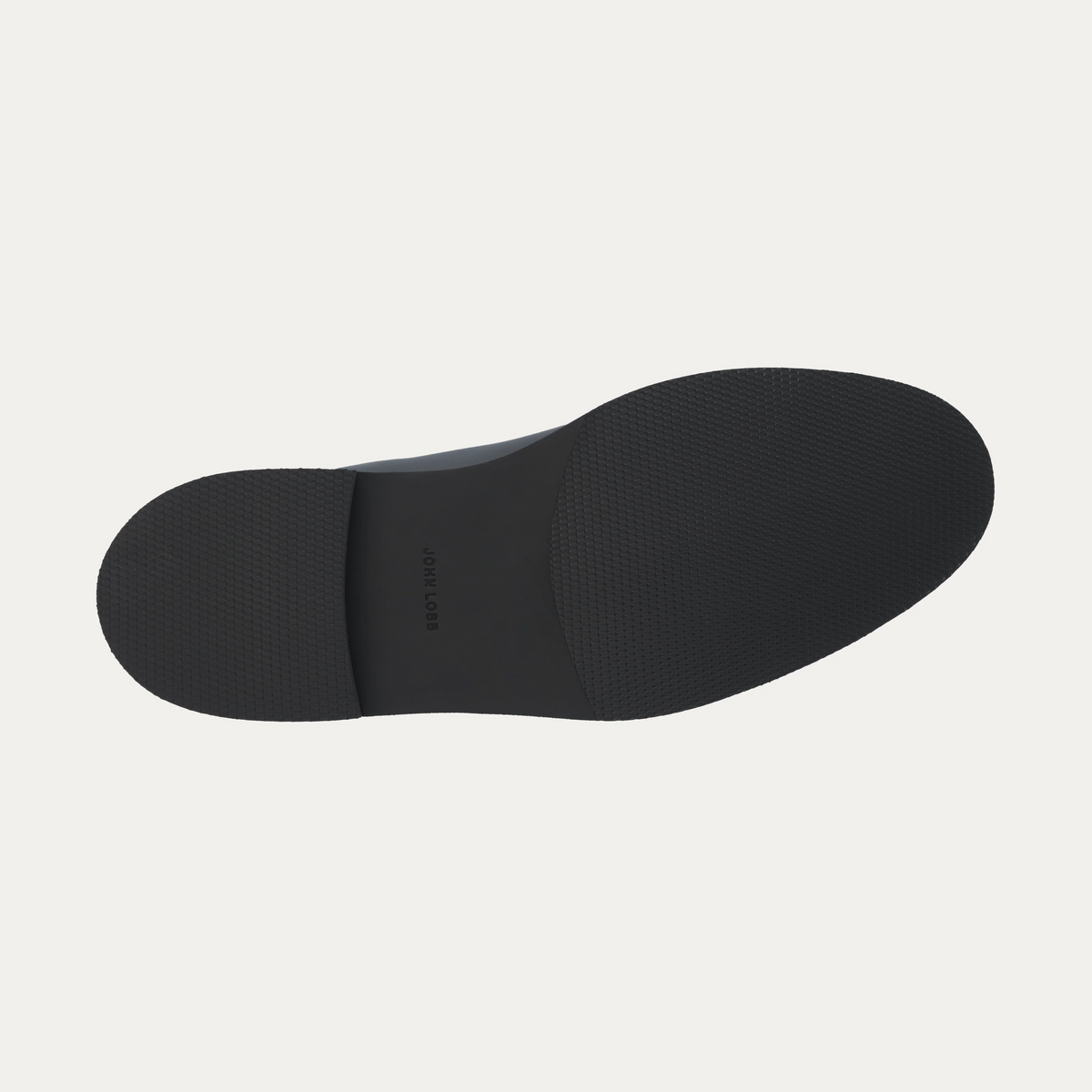 "Edmond" Leather Tassel Loafer with Hand-Stitched Apron in Black
