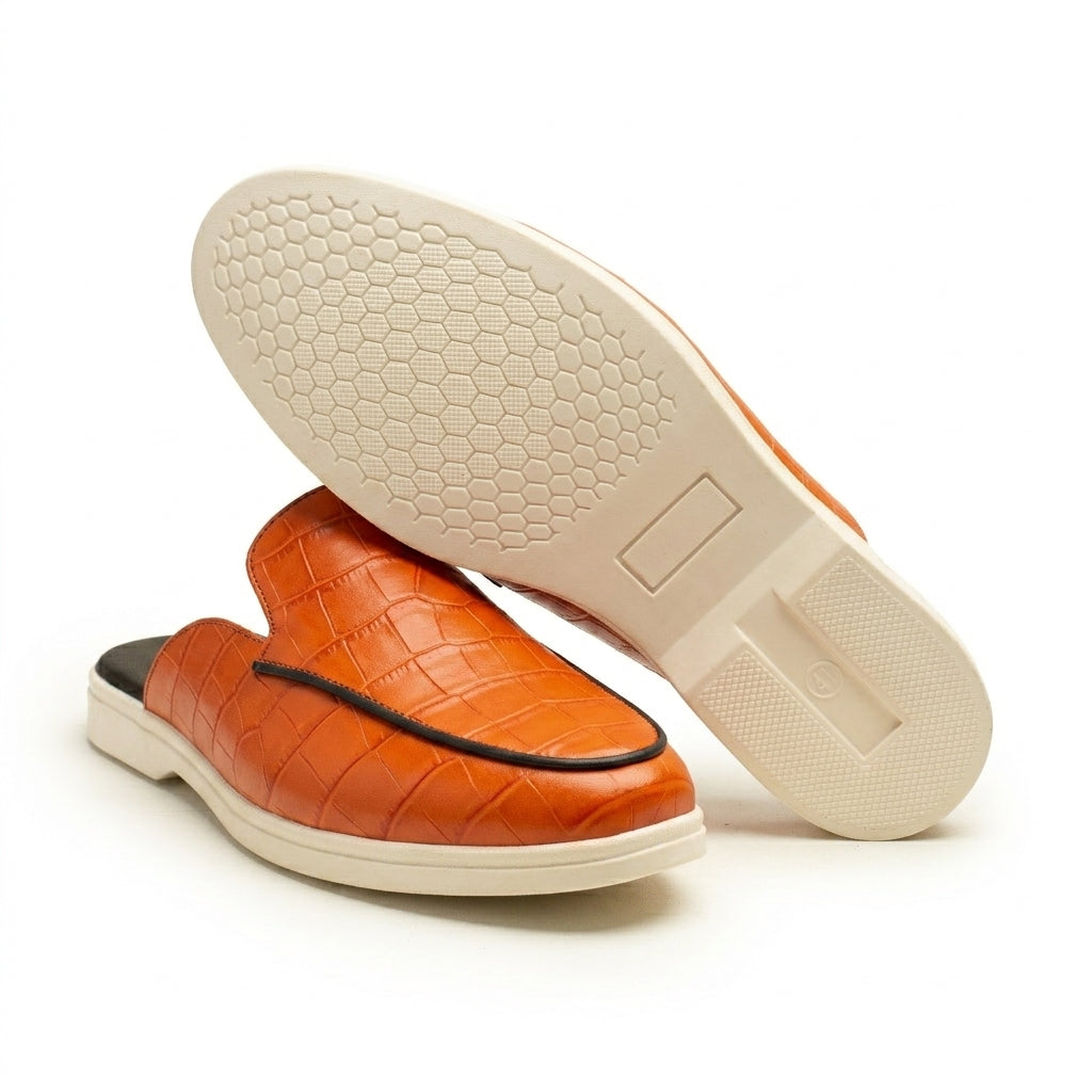 Viscount leather mules by LAURVELLI - view 3