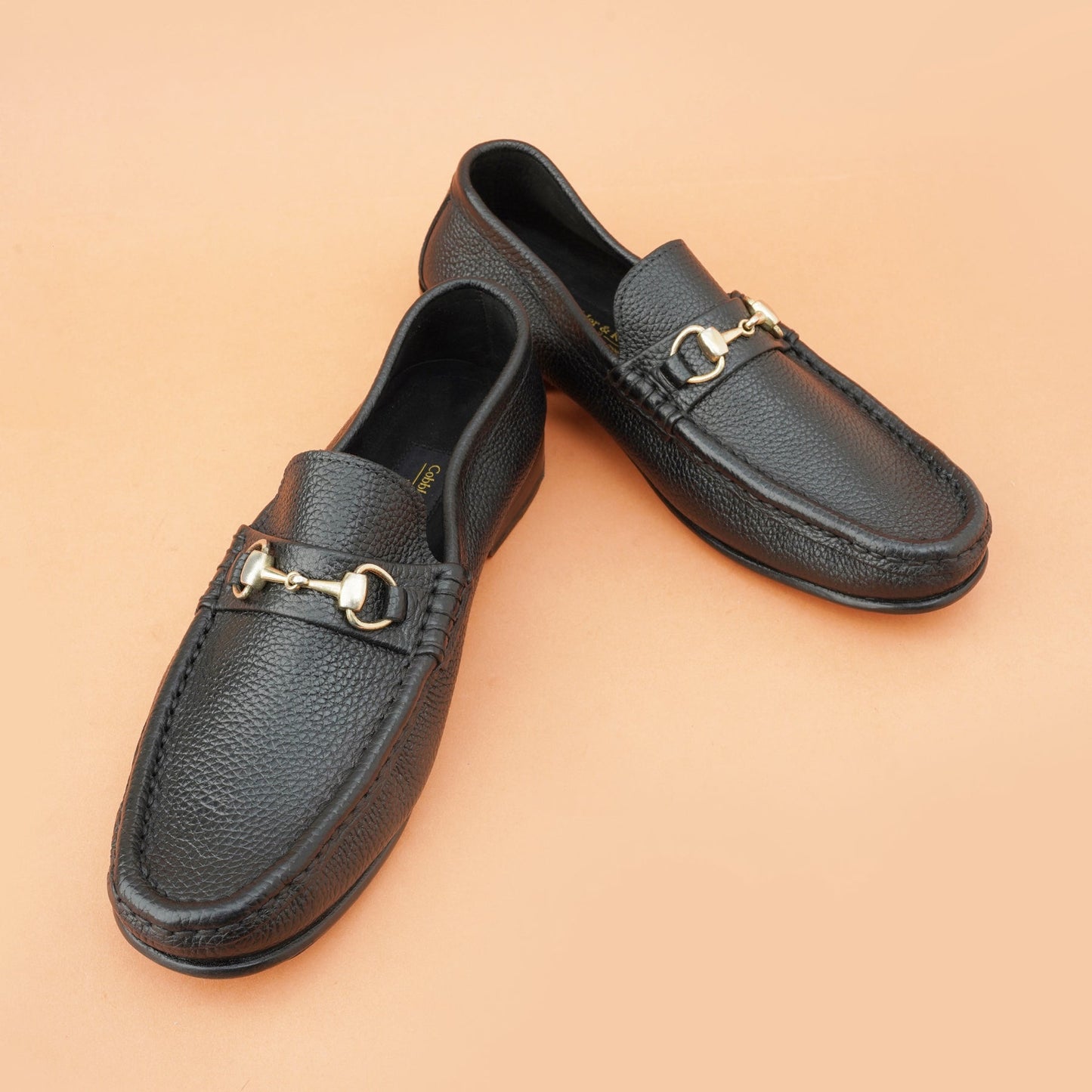 Black Horsebit Driving Loafers