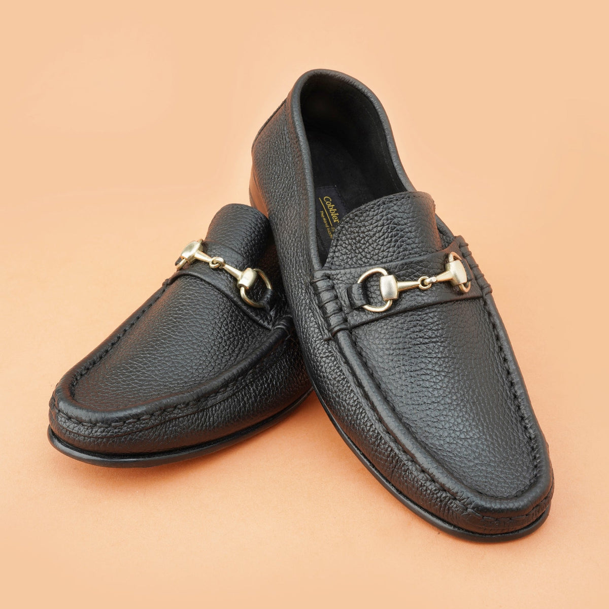 Black Horsebit Driving Loafers