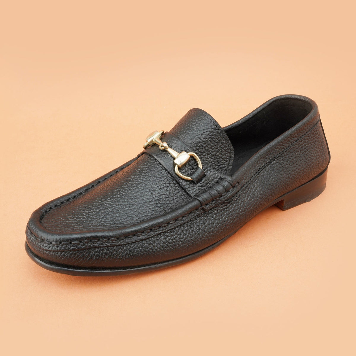 Black Horsebit Driving Loafers