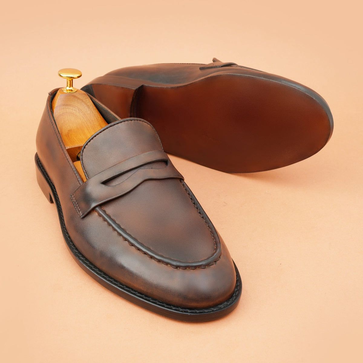Coco Brown Penny Loafers