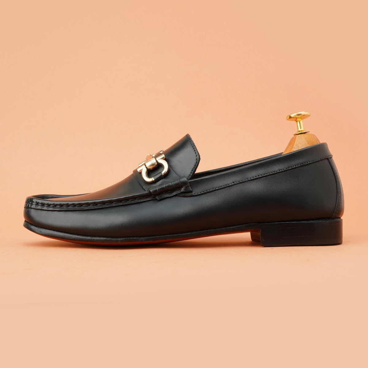 Black Horsebit Driving Loafers