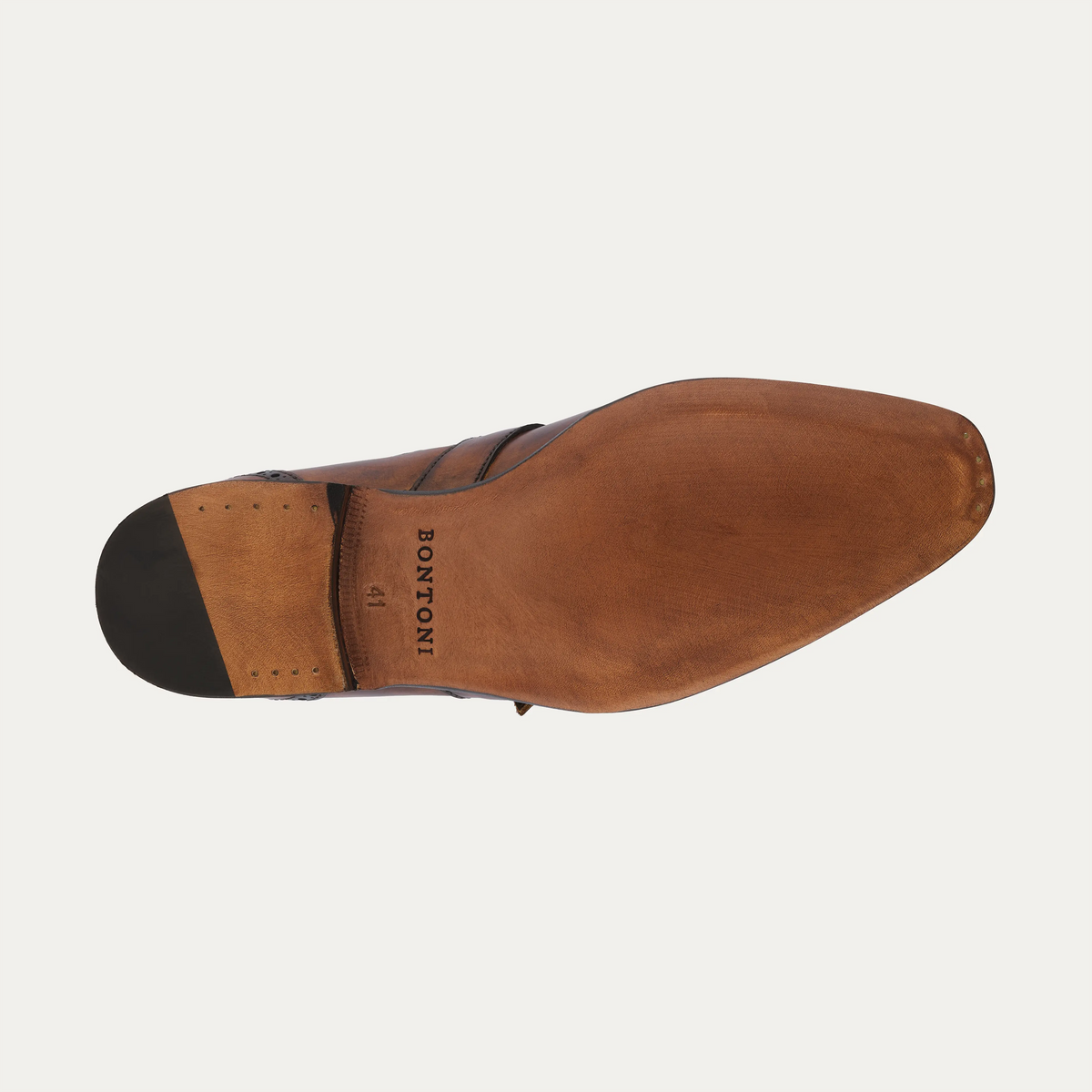 Buckle Loafers with Kiltie Fringe and Perforated Brogue Detailing in Brown