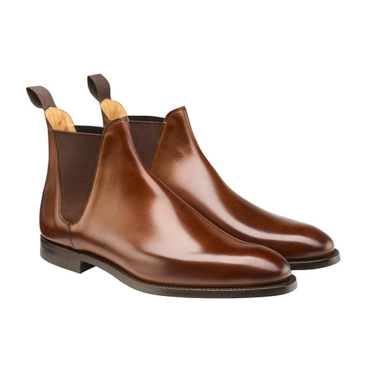 Chelsea 8 Boot – Dark Brown Burnished Calf Leather | Pellevista
