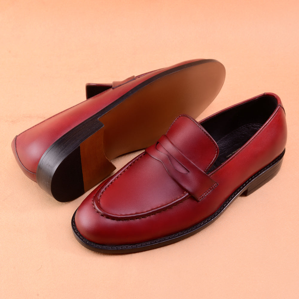 The Classic Burgundy  Loafers