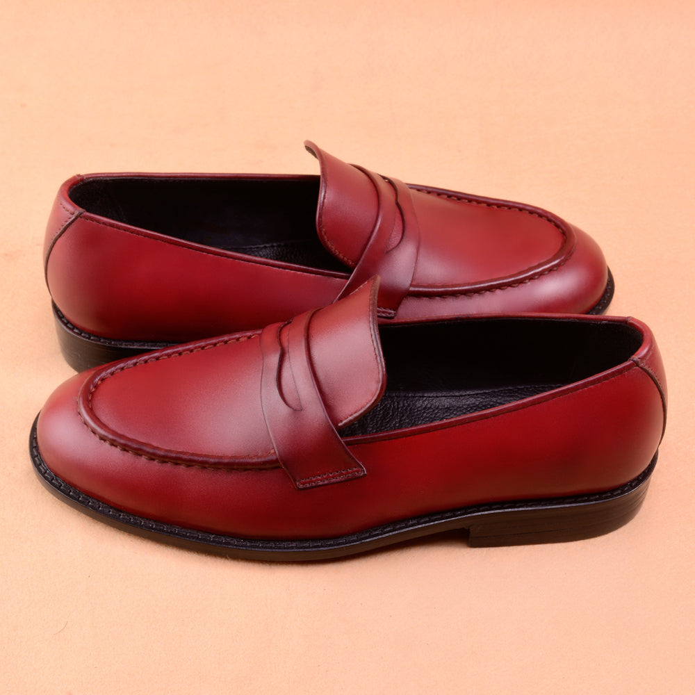 The Classic Burgundy  Loafers