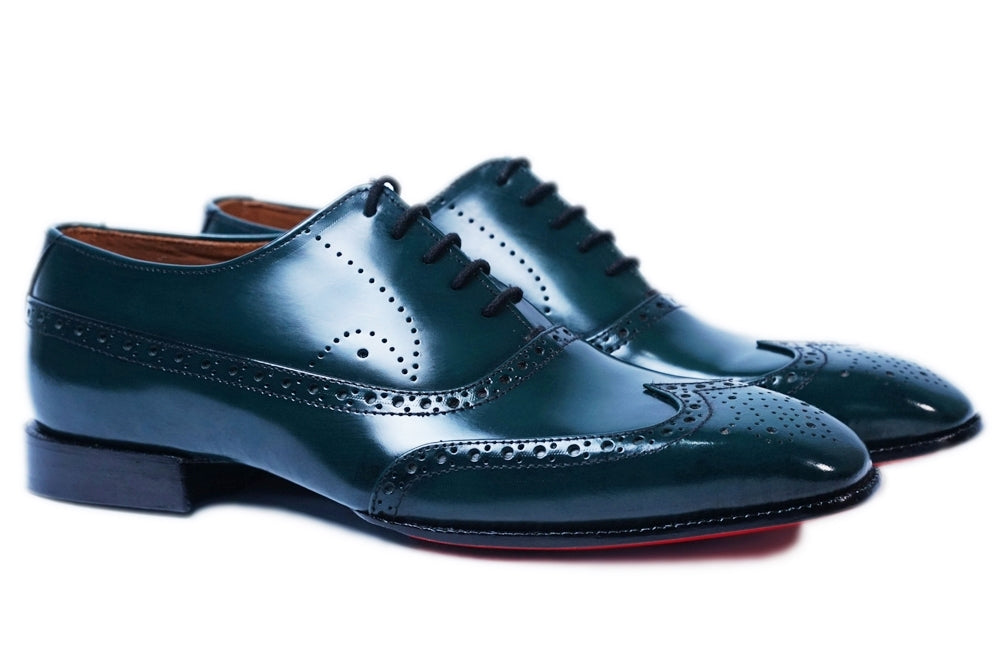 Green Oxfords Dress Shoes