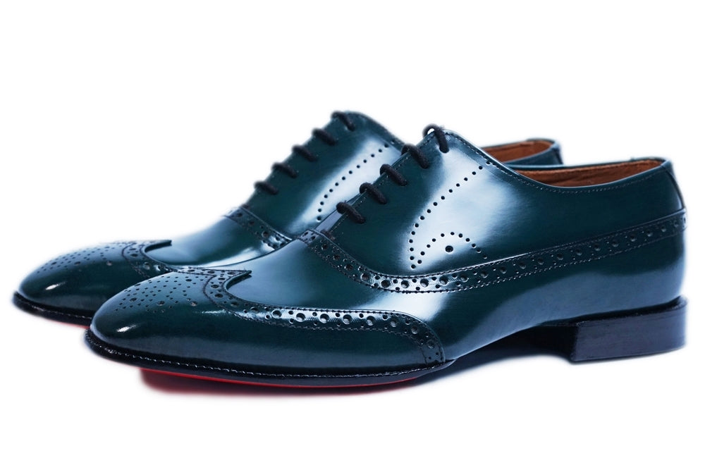 Green Oxfords Dress Shoes