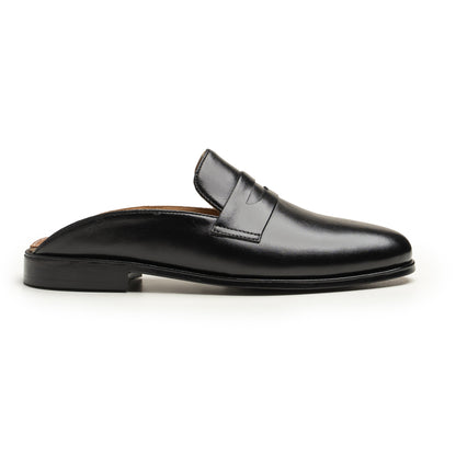 Gairloch Black leather mules by LAURVELLI - view 1