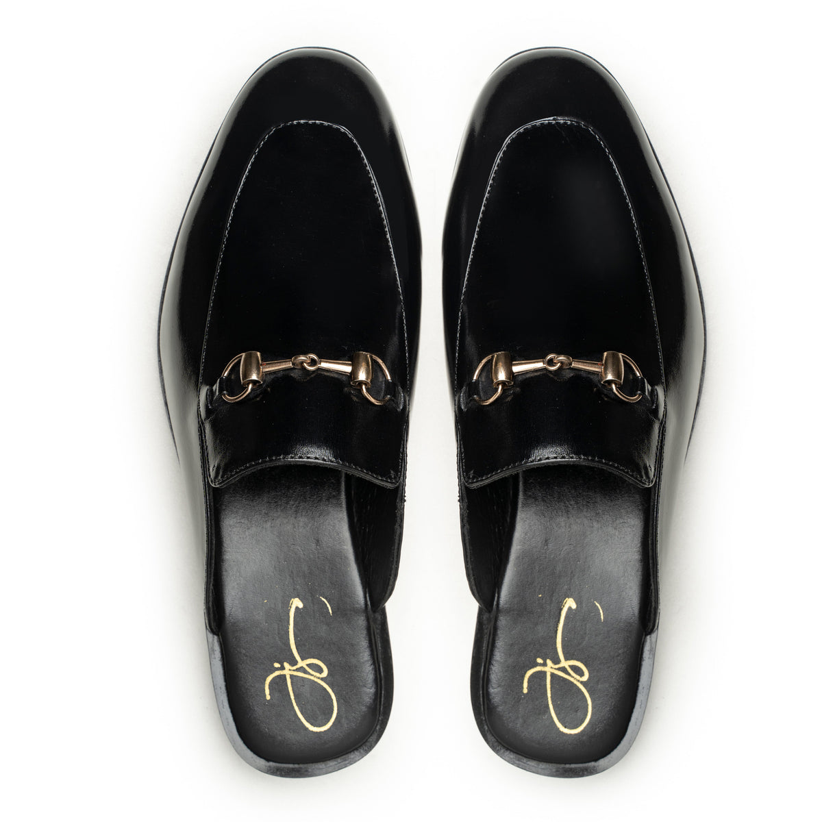 Lanark Black leather mules by LAURVELLI - view 4