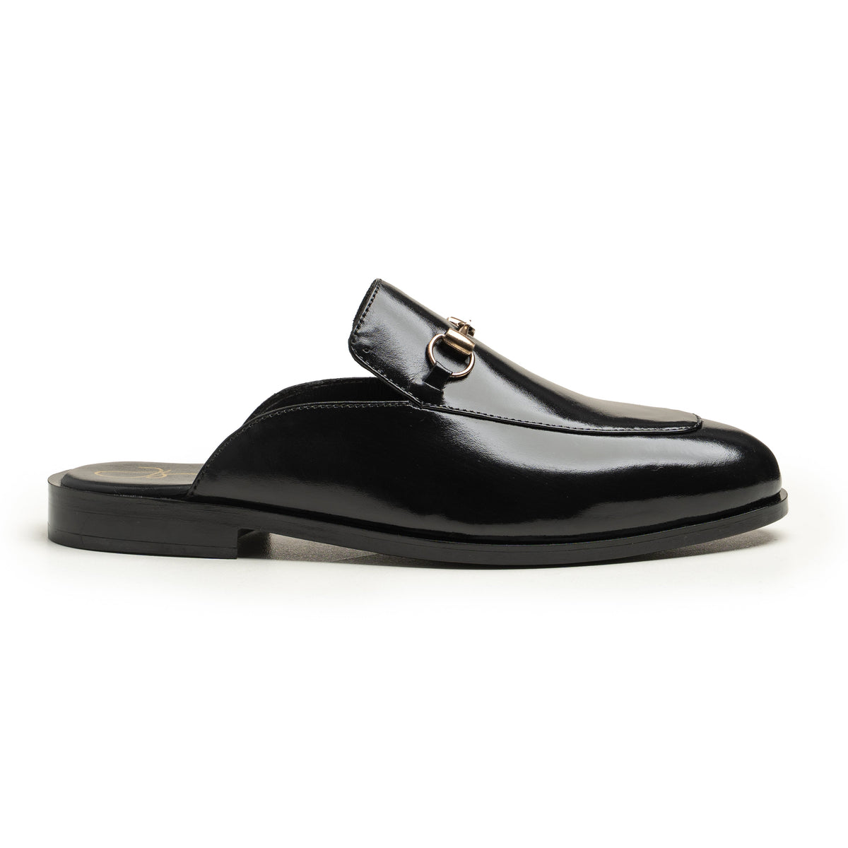 Lanark Black leather mules by LAURVELLI - view 1