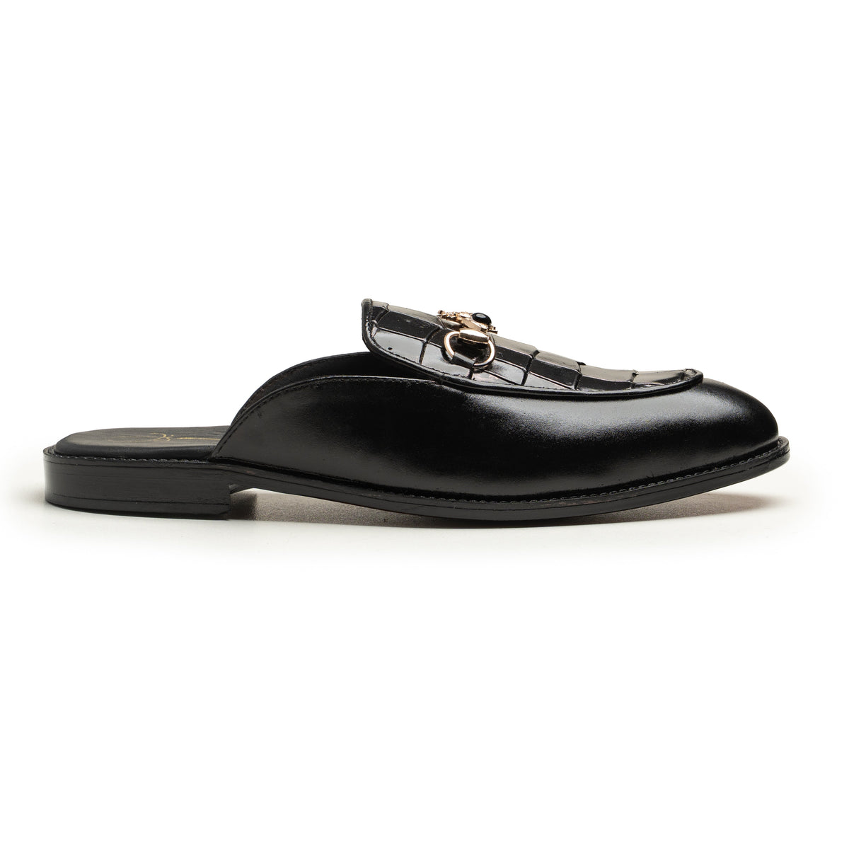 Lerwick Black leather mules by LAURVELLI - view 1