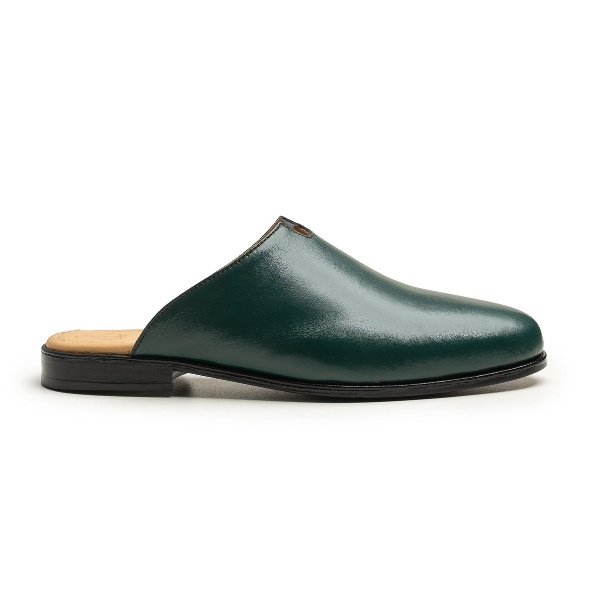 Oban Green leather mules by LAURVELLI - view 1