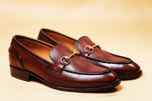 The Classic Red Brown Loafers