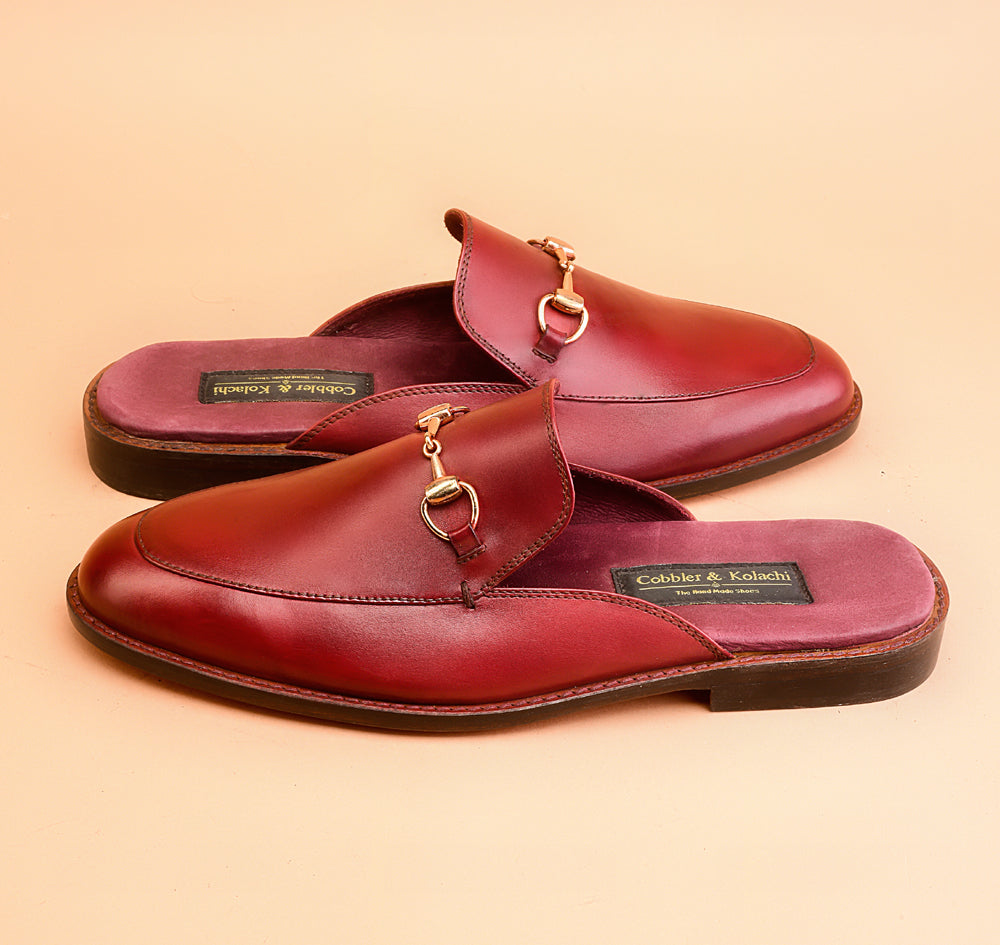 The Modern Burgundy Slippers