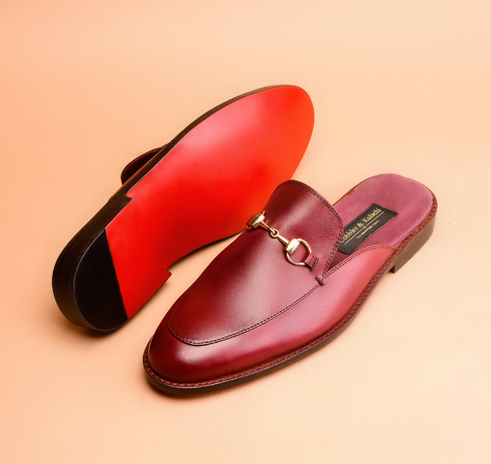 The Modern Burgundy Slippers