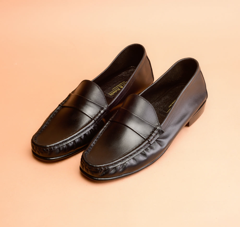 Black Driving Loafers