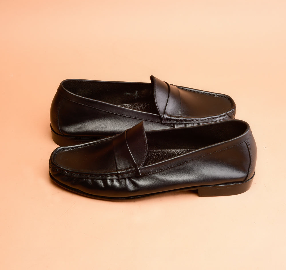 Black Driving Loafers