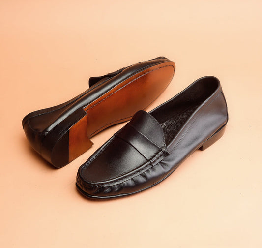 Black Driving Loafers