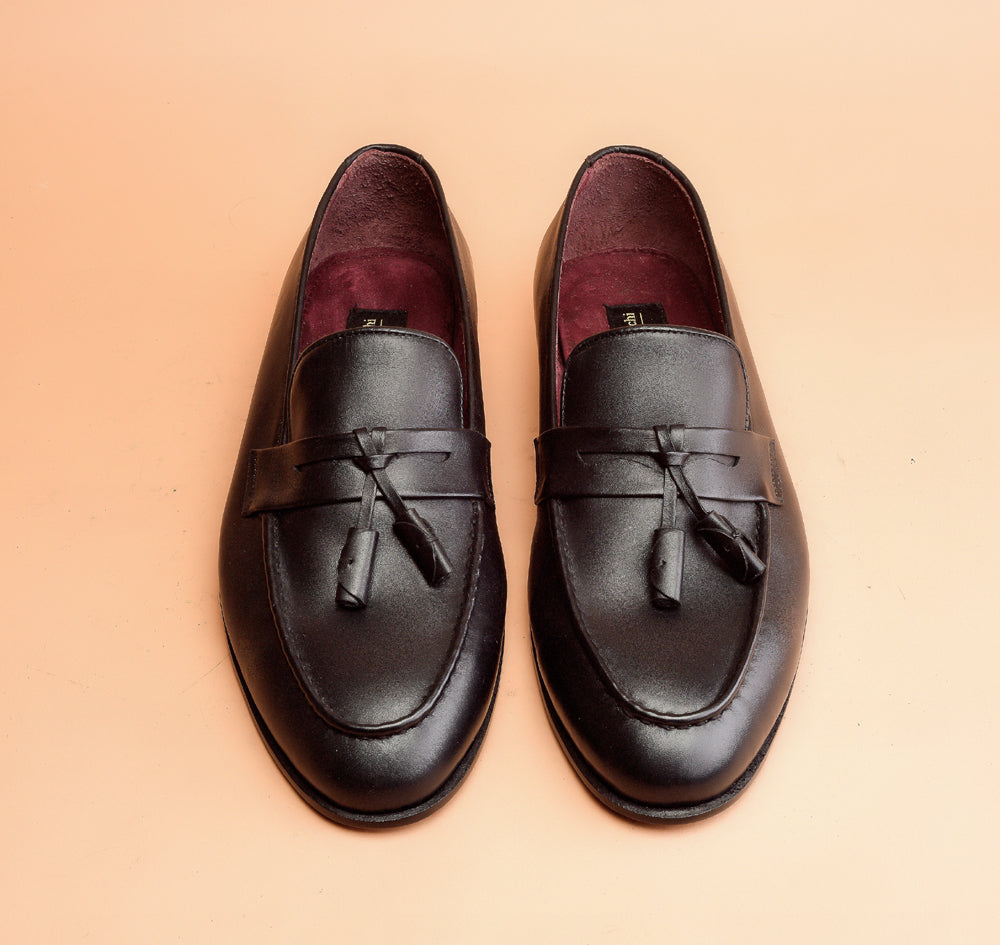 The Black Tassel Loafers