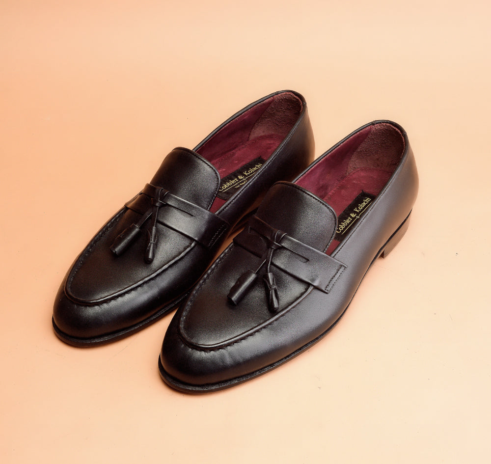 The Black Tassel Loafers