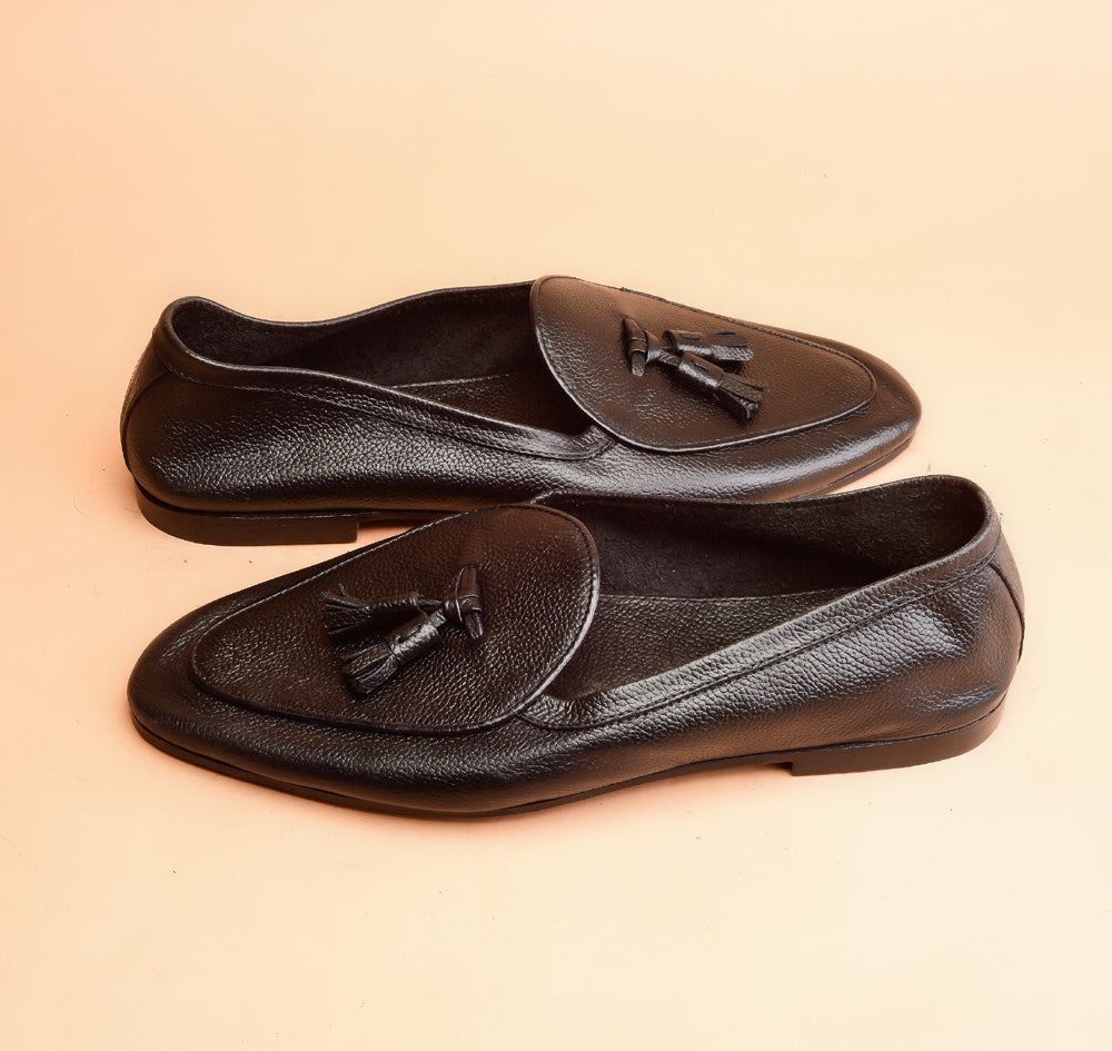 Black Driving Loafers