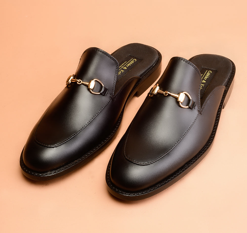 The Modern Black Slippers