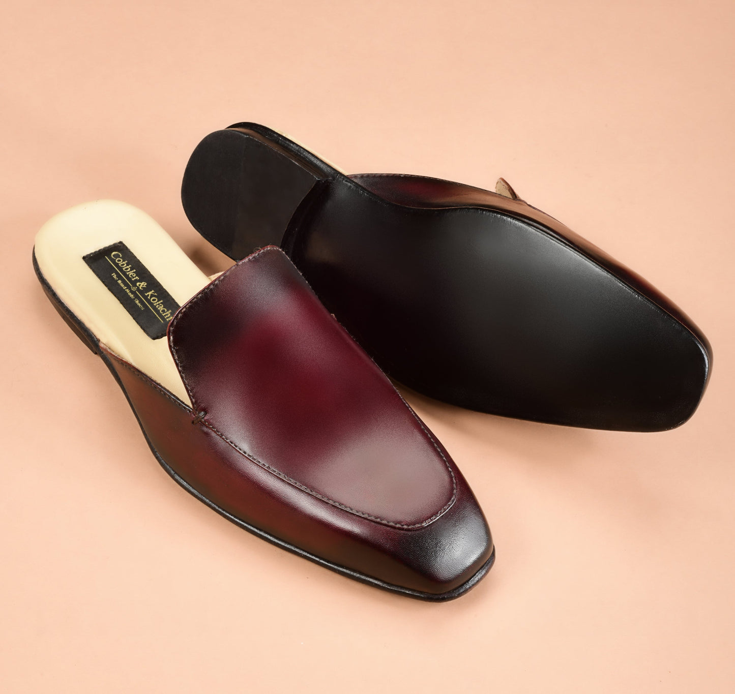 The Modern Burgundy Slippers
