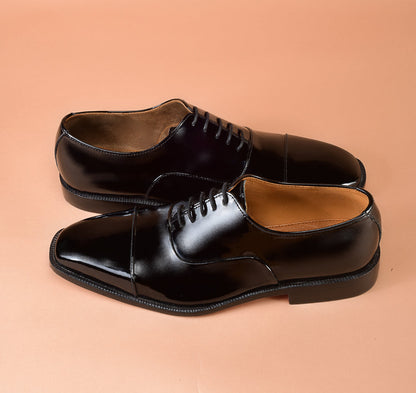 Christian louboutin Classic Black Oxford Shoes for Men | Handcrafted Real Leather