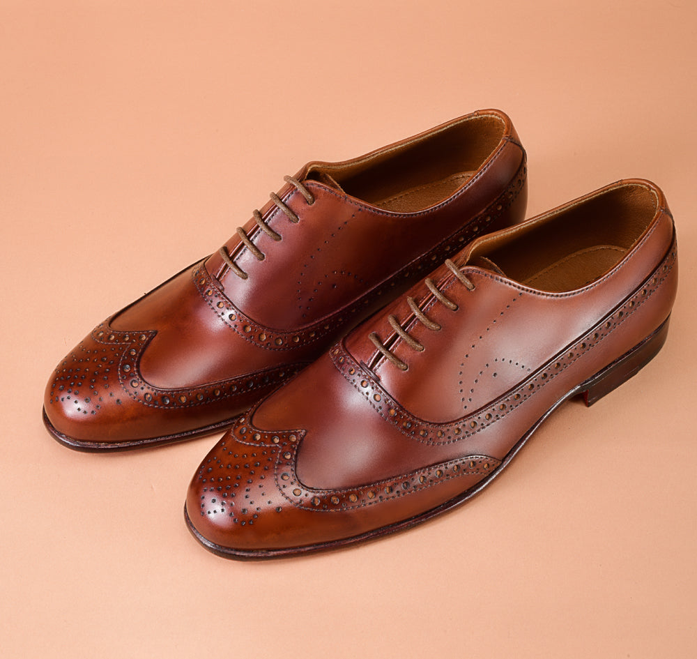 Christian louboutin Classic Brown Oxford Shoes for Men | Handcrafted Calfskin Leather