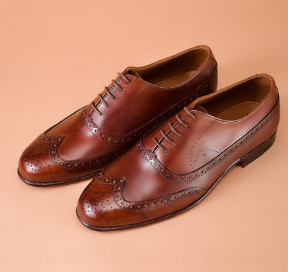 Christian louboutin Classic Brown Oxford Shoes for Men | Handcrafted Calfskin Leather