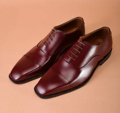 Christian louboutin Burgundy Oxfords Dress Shoes