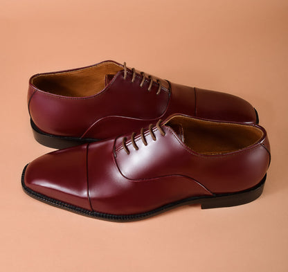 Christian louboutin Burgundy Oxfords Dress Shoes