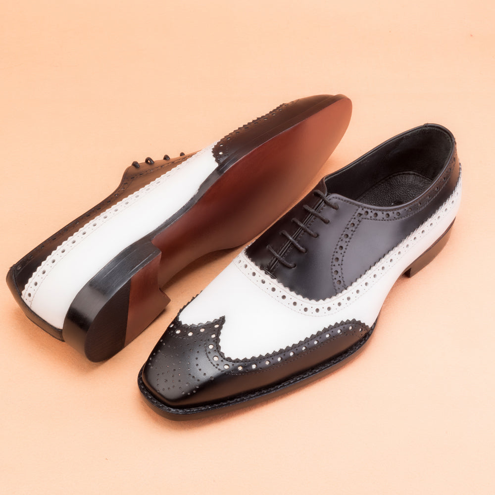 The Special Black And White Oxfords