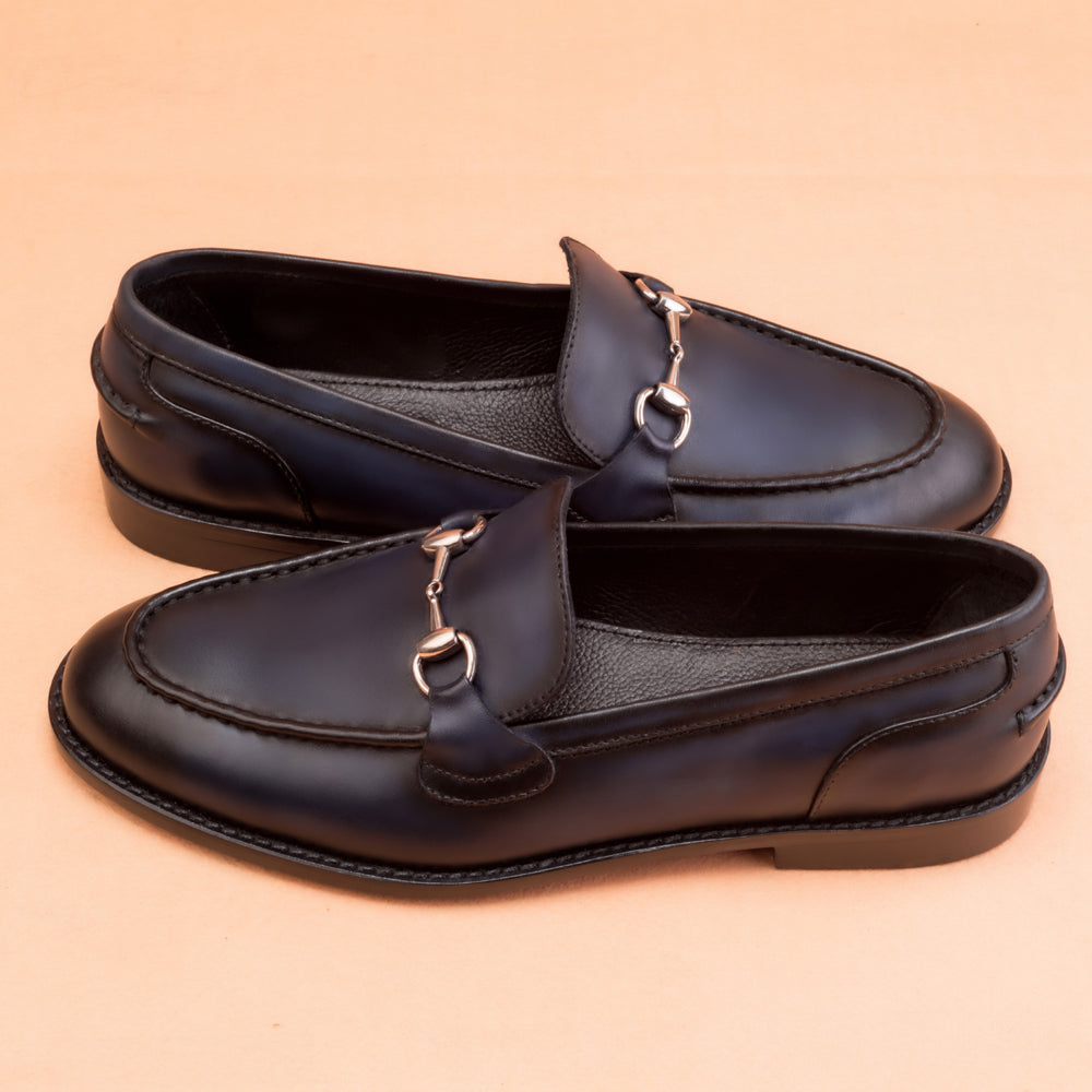 The Classic Prussian Blue Loafers