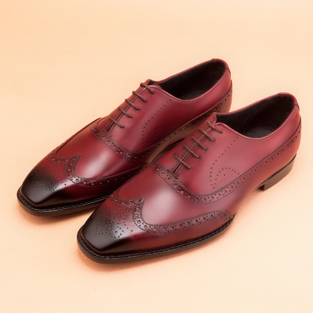 Burgundy Oxfords Dress Shoes