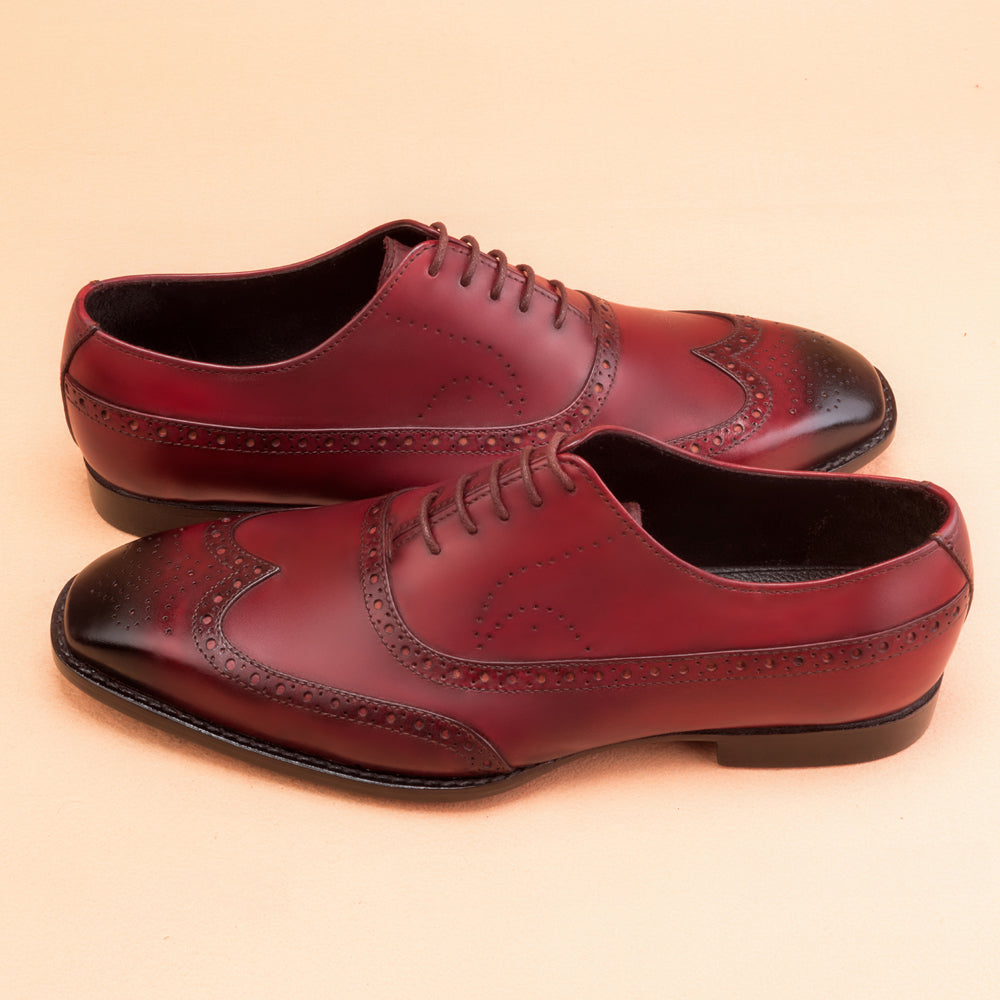 Burgundy Oxfords Dress Shoes