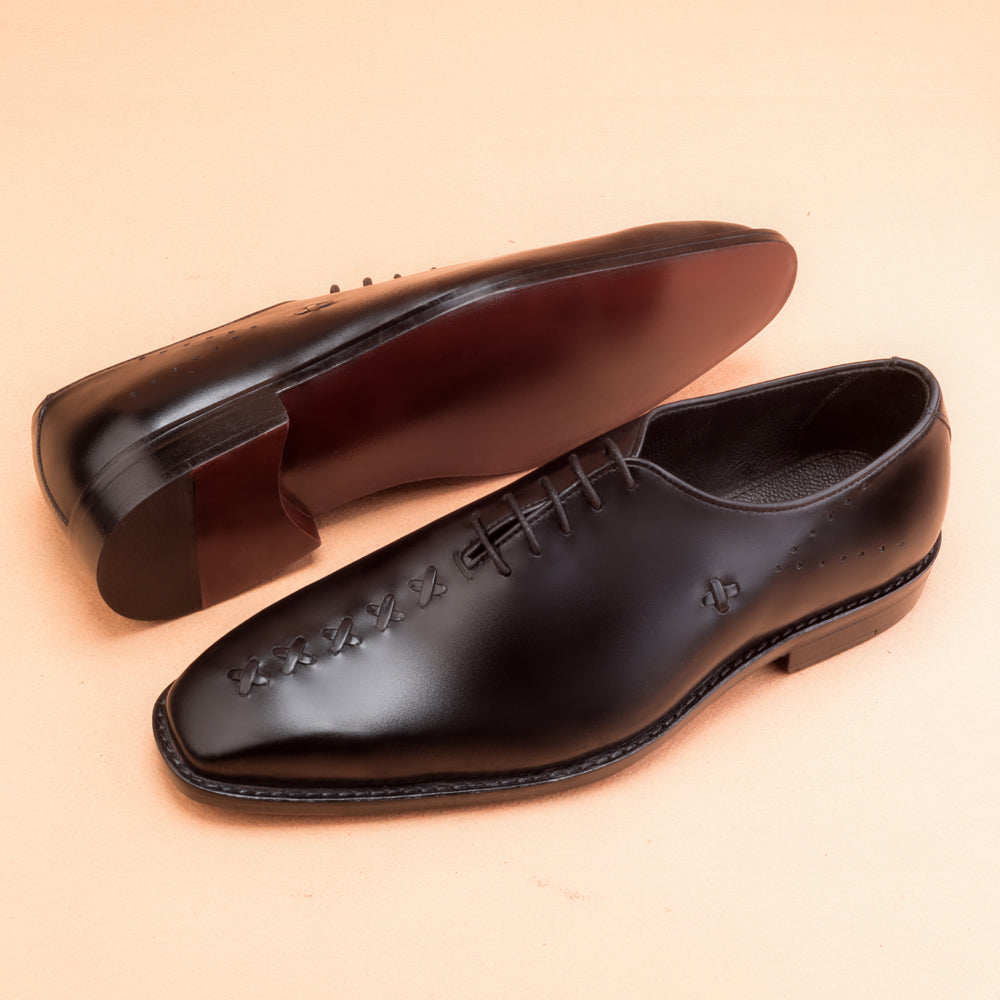 Whole-Cut Black Oxfords
