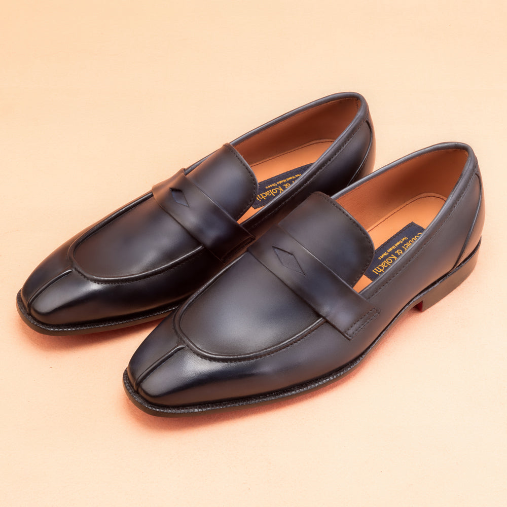 The Classic Prussian Blue Loafers