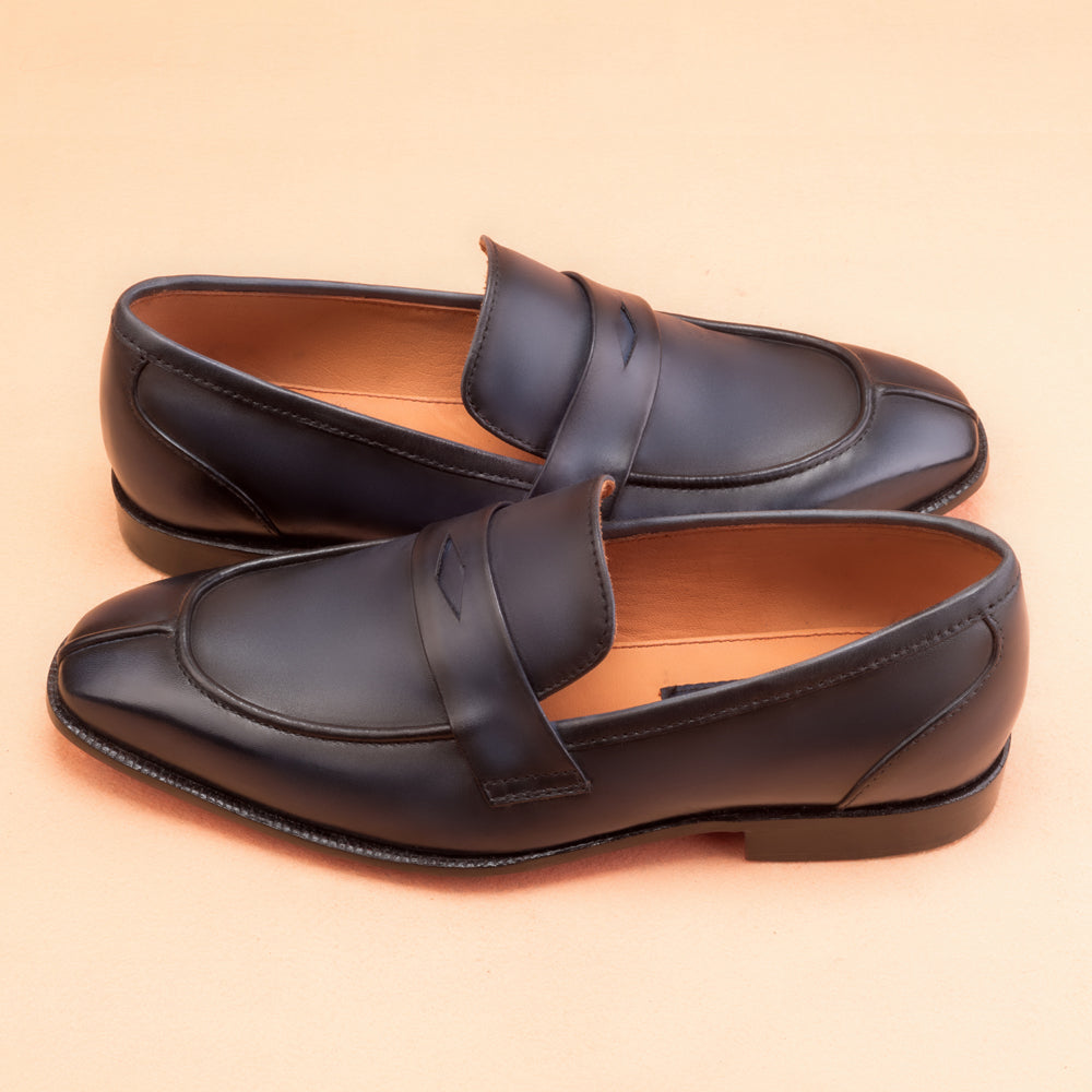 The Classic Prussian Blue Loafers