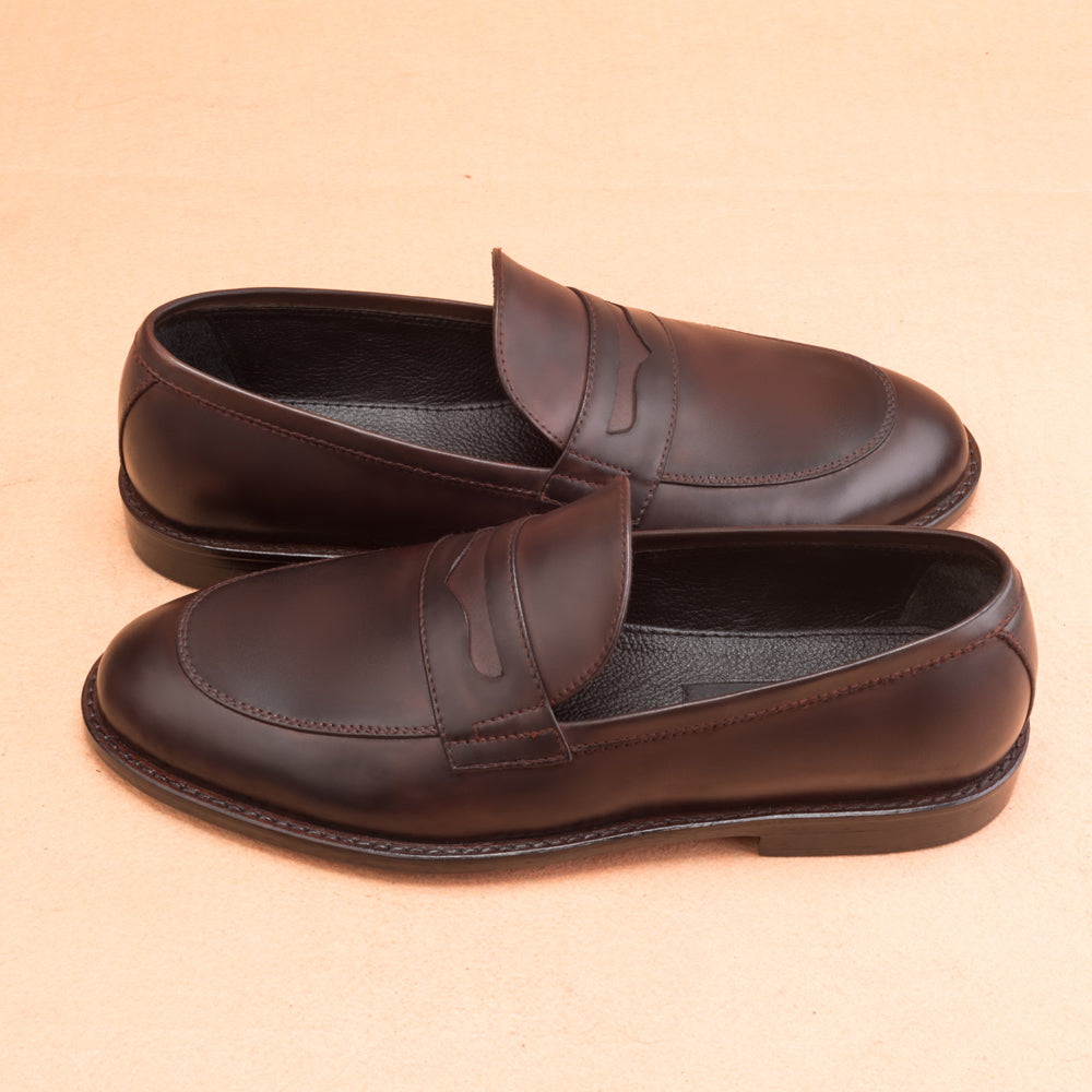 Cocoa Brown Penny Loafers