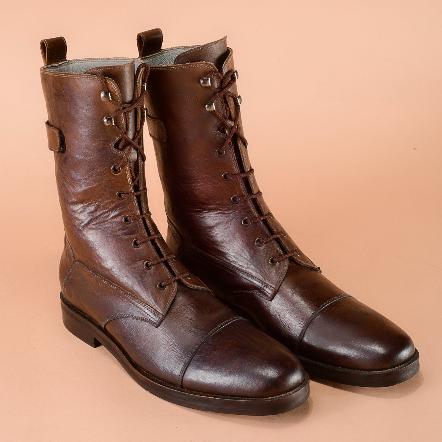 Tan Patina Boots