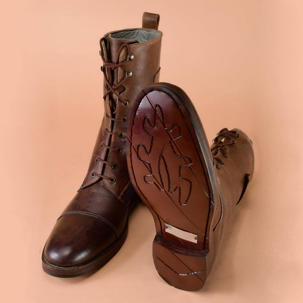Tan Patina Boots
